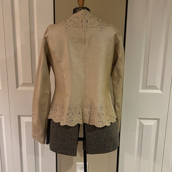 This pretty gold leather jacket will look stunning dressed up or dressed down. - Picture 2 of 4